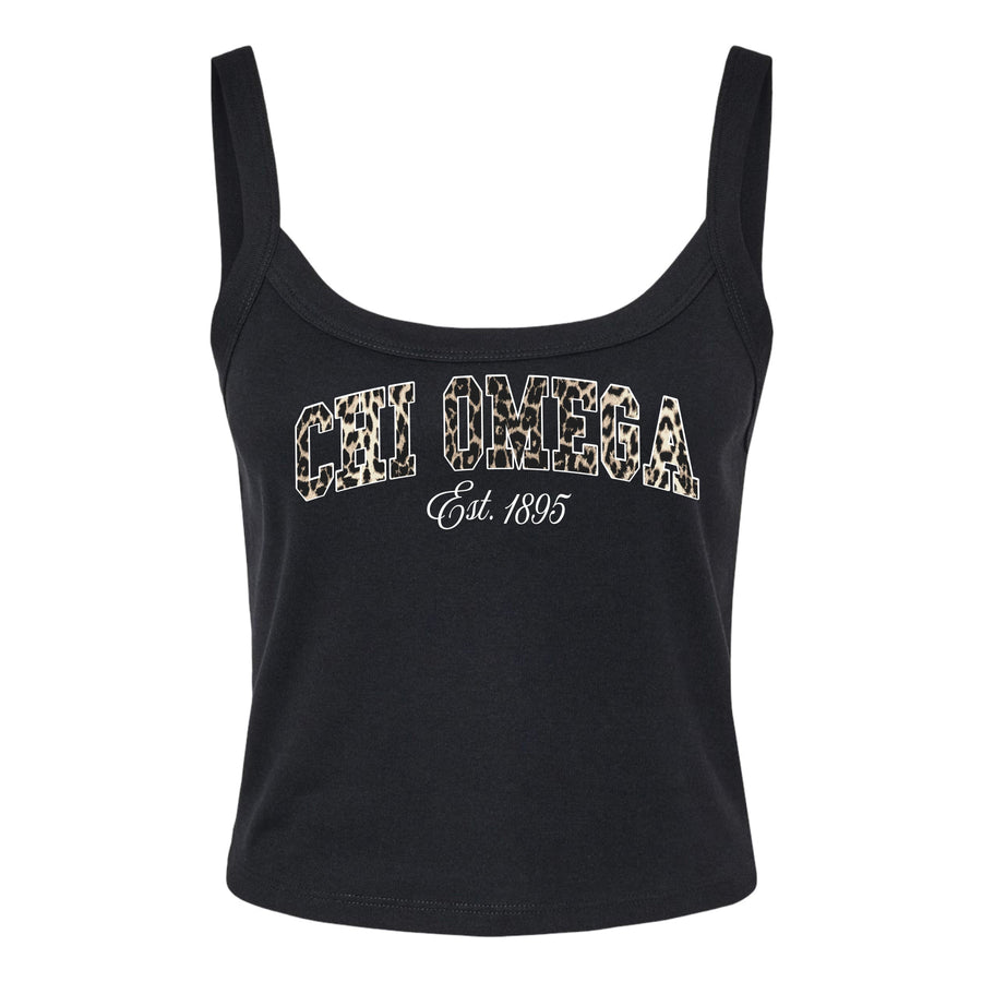 Ali & Ariel Leopard Tank Top Chi Omega / XS