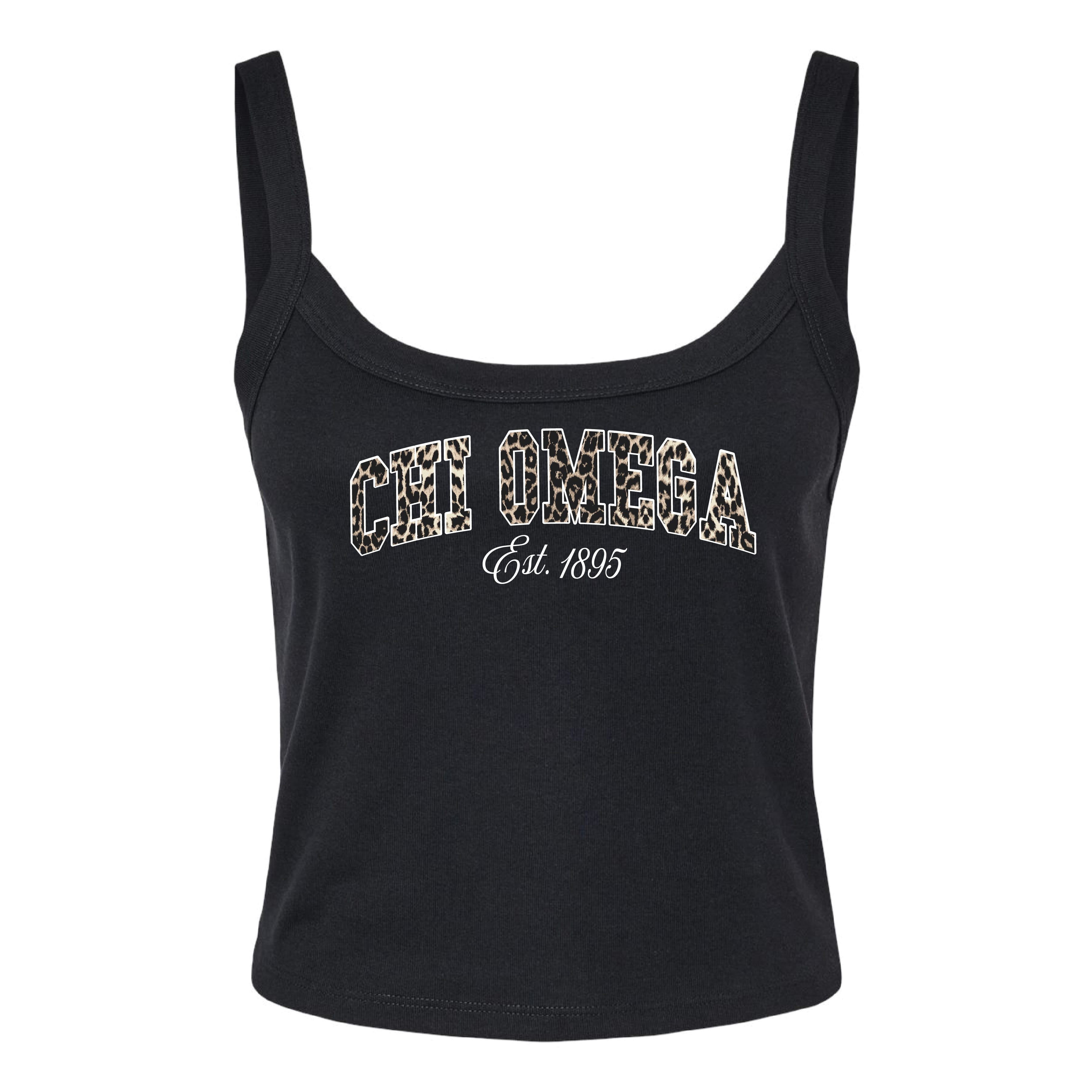 Ali & Ariel Leopard Tank Top Chi Omega / XS