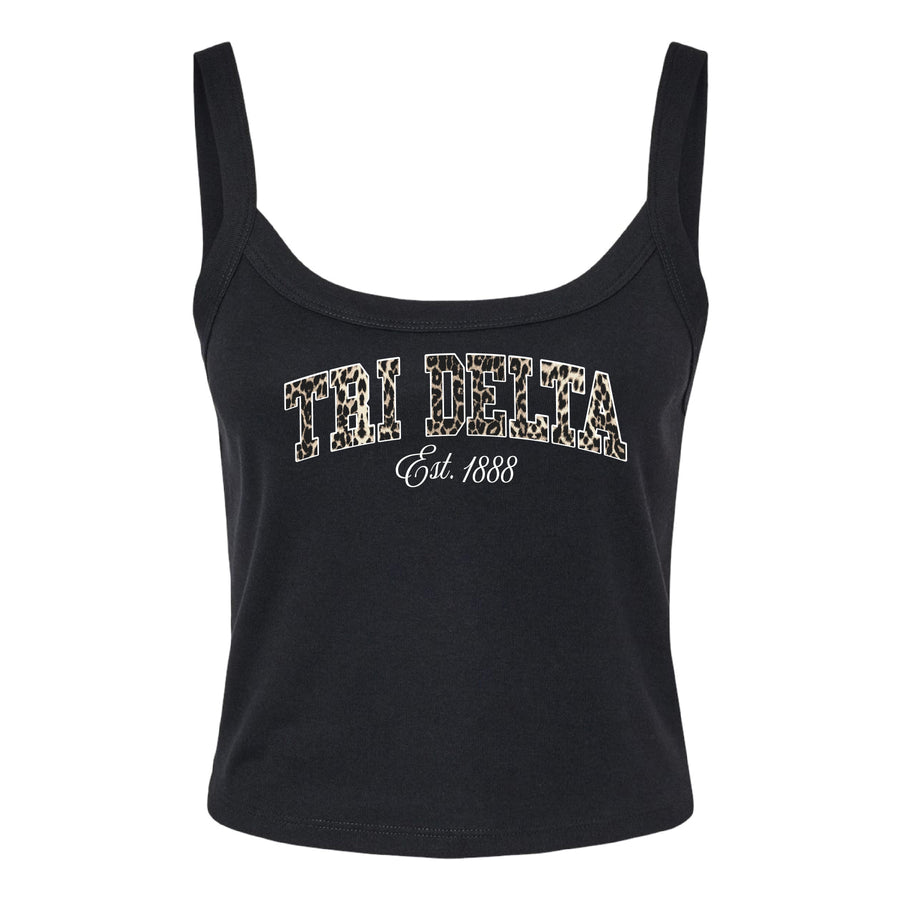 Ali & Ariel Leopard Tank Top Delta Delta Delta / XS