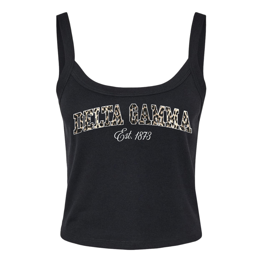 Ali & Ariel Leopard Tank Top Delta Gamma / XS