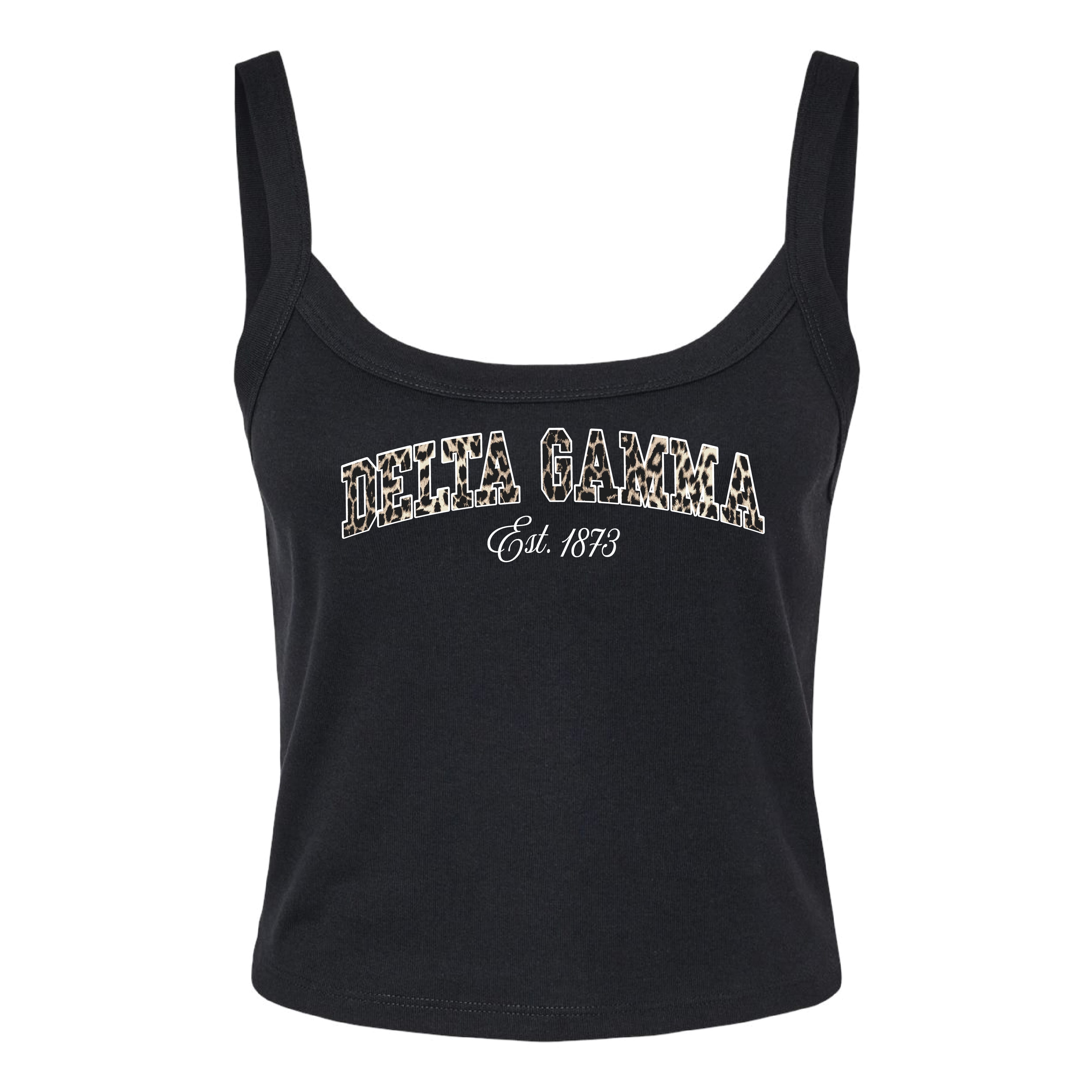 Ali & Ariel Leopard Tank Top Delta Gamma / XS