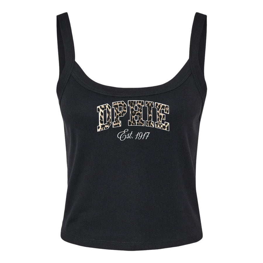 Ali & Ariel Leopard Tank Top Delta Phi Epsilon / XS