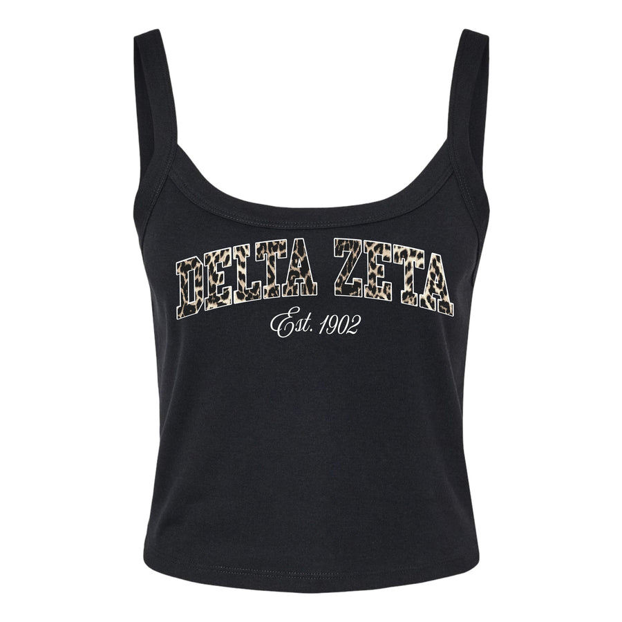 Ali & Ariel Leopard Tank Top Delta Zeta / XS