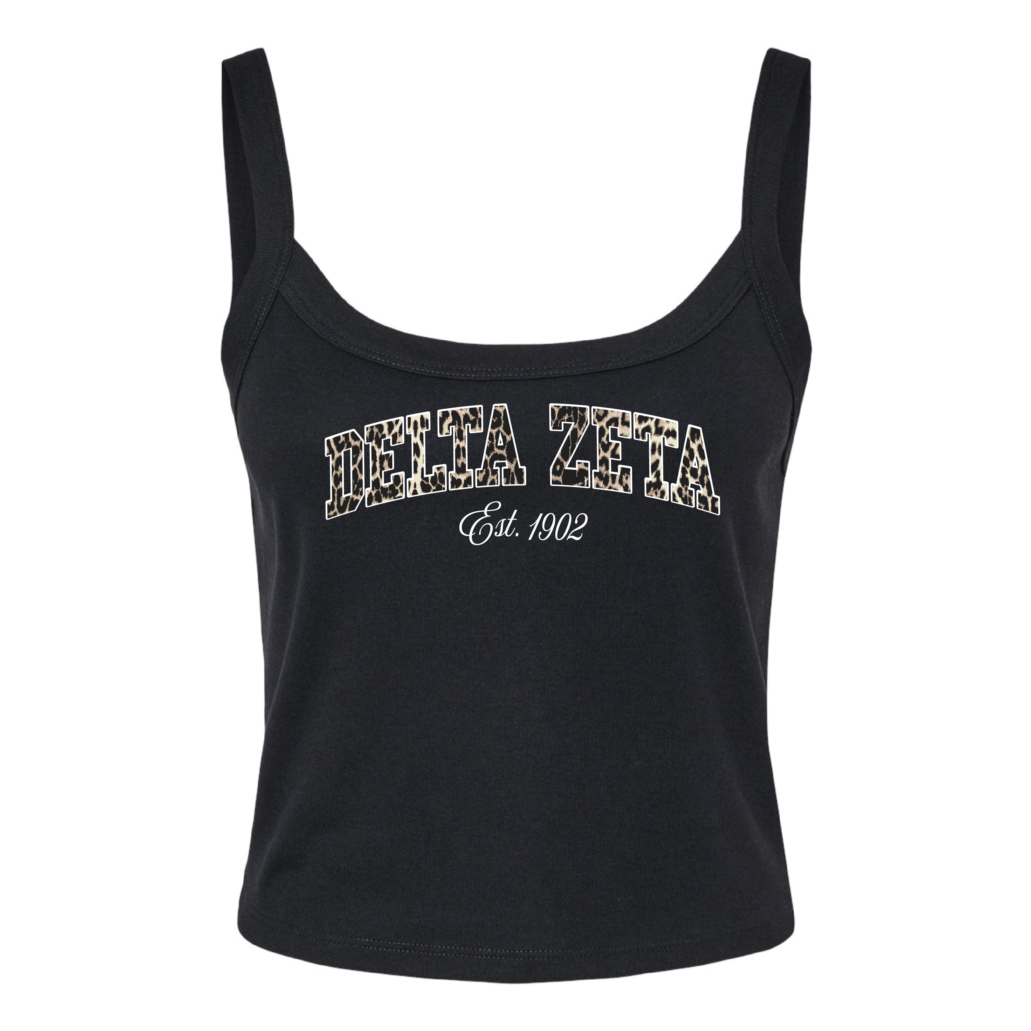 Ali & Ariel Leopard Tank Top Delta Zeta / XS