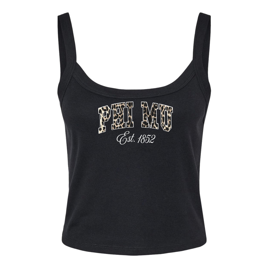 Ali & Ariel Leopard Tank Top Phi Mu / XS