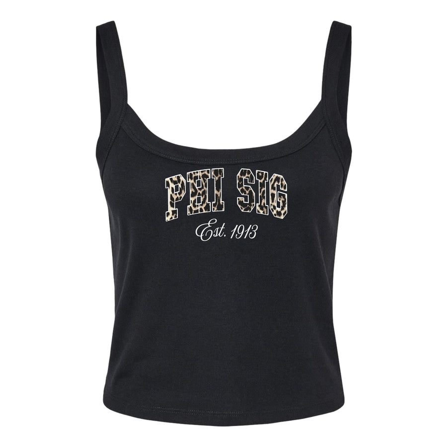 Ali & Ariel Leopard Tank Top Phi Sigma Sigma / XS