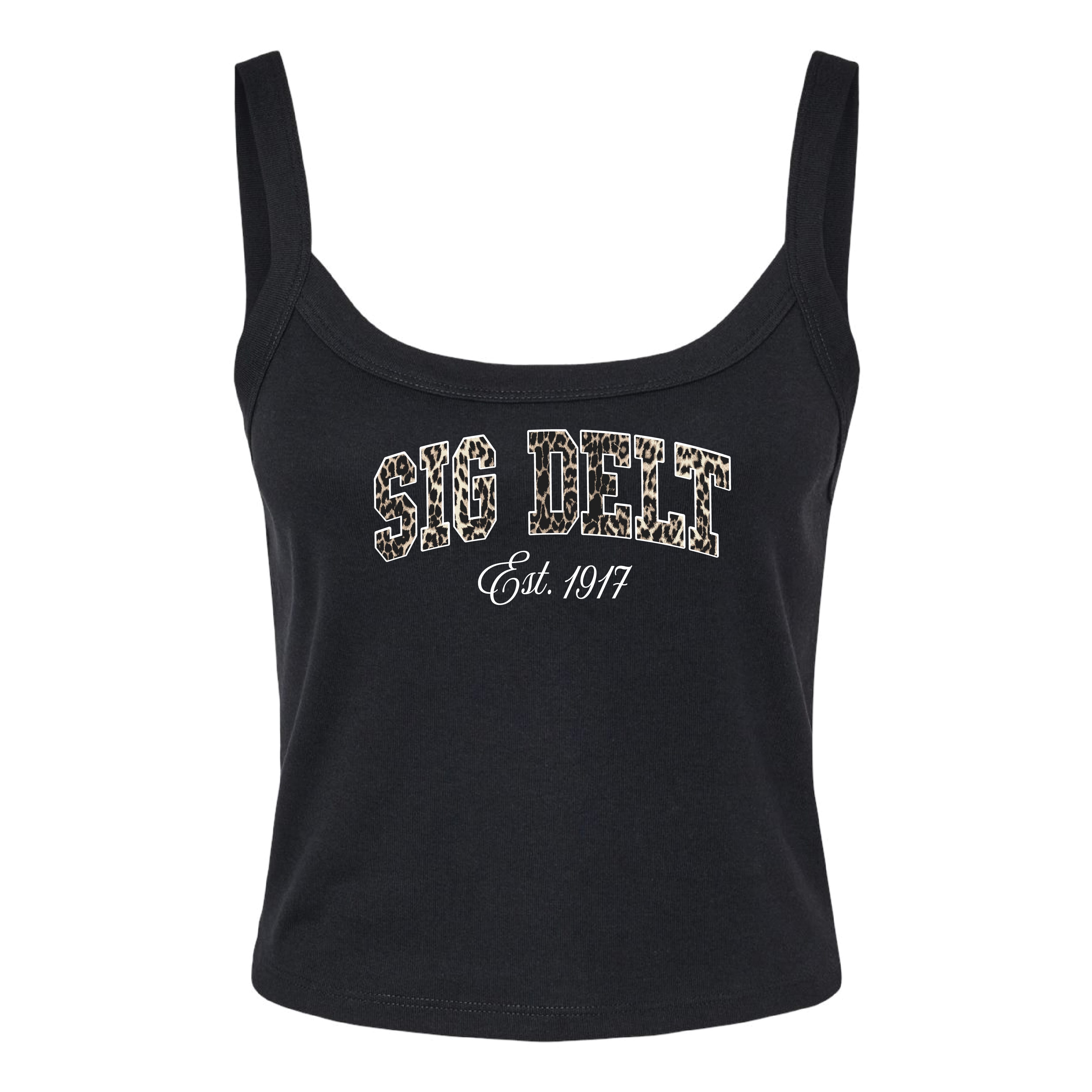 Ali & Ariel Leopard Tank Top Sigma Delta Tau / XS