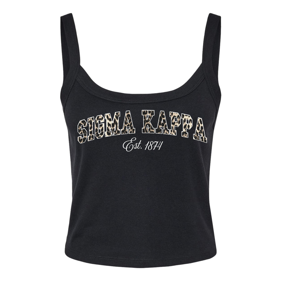 Ali & Ariel Leopard Tank Top Sigma Kappa / XS