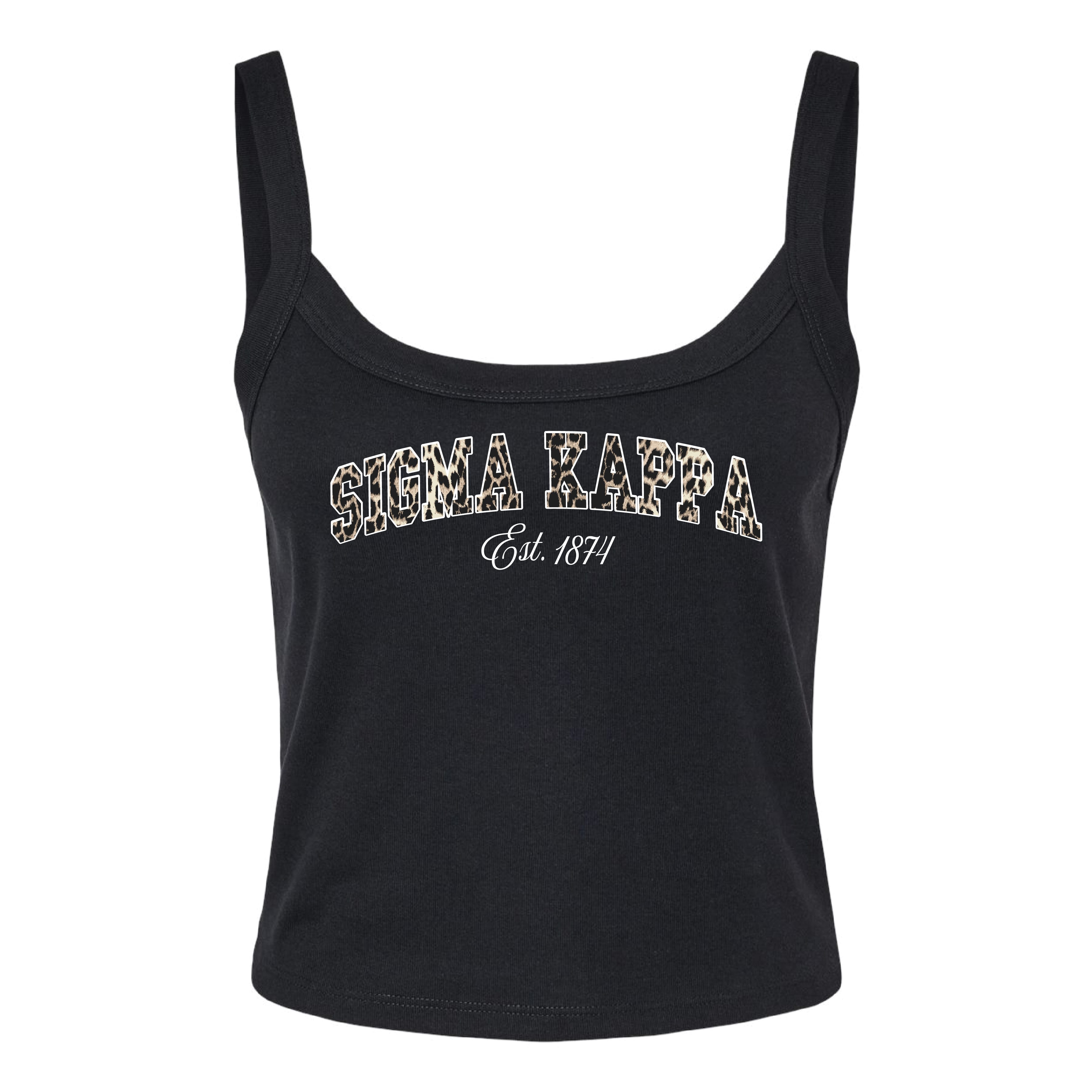 Ali & Ariel Leopard Tank Top Sigma Kappa / XS