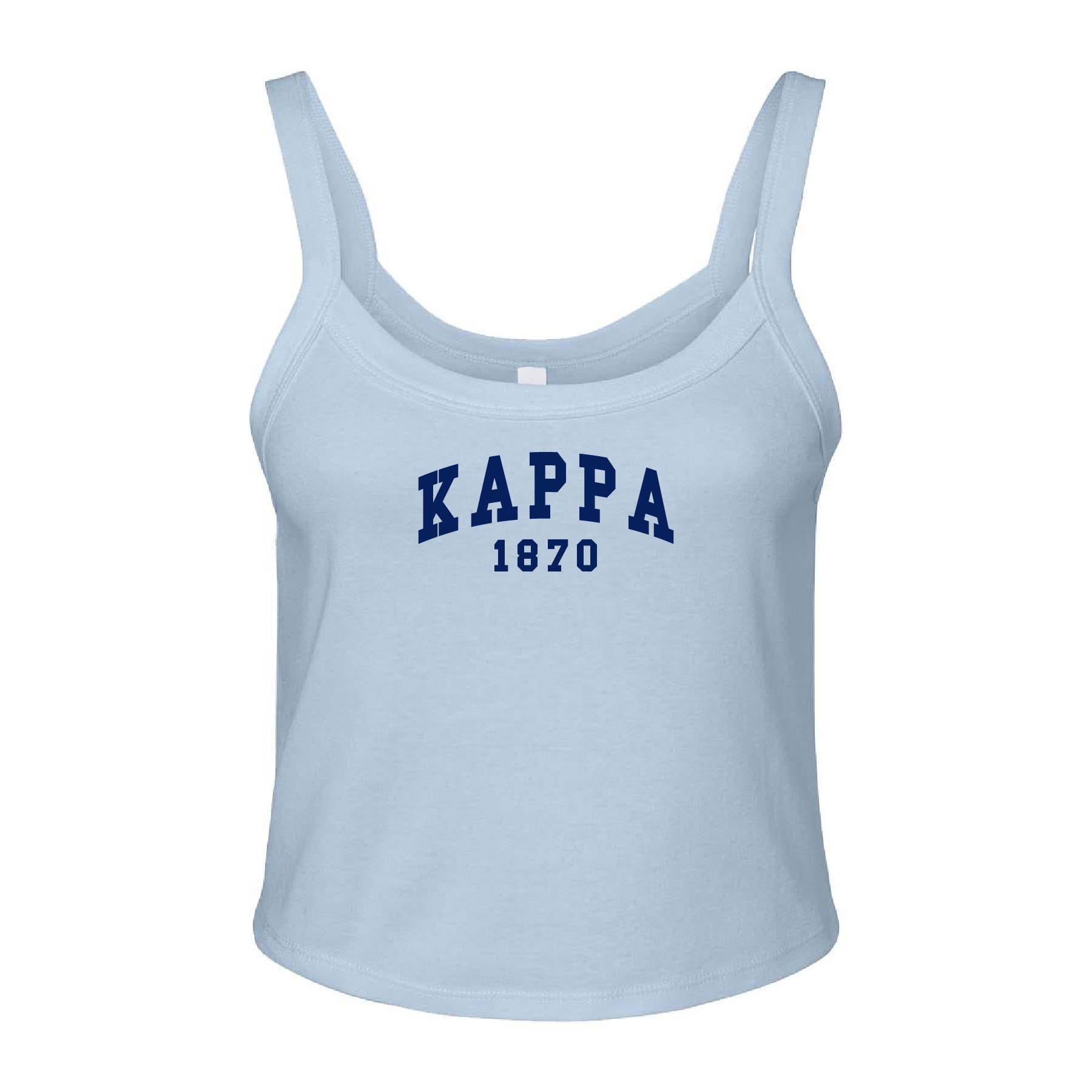 Ali & Ariel Light Blue Collegiate Tank Top Kappa Kappa Gamma / XS