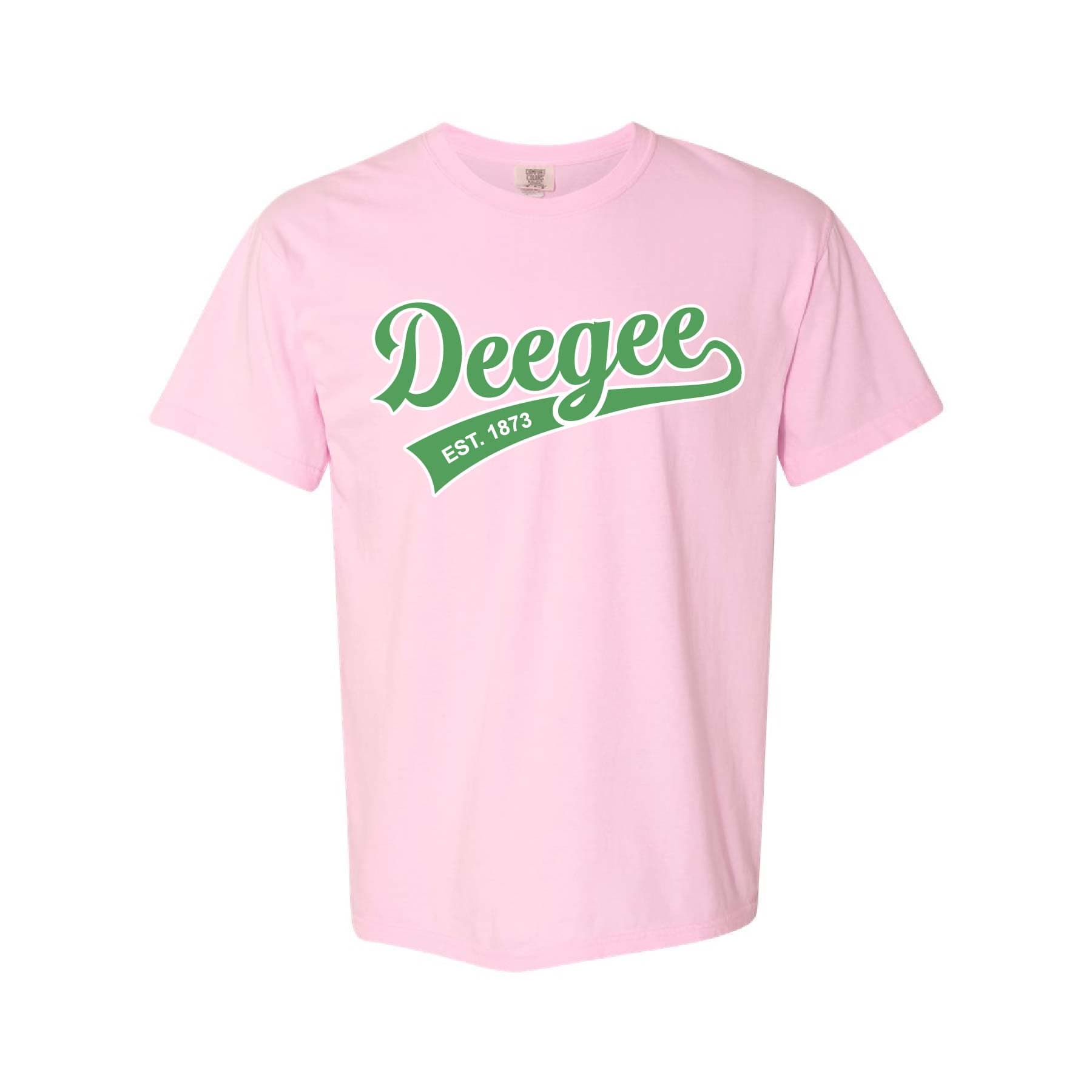 Ali & Ariel Light Pink Athletic Tee Delta Gamma / Medium