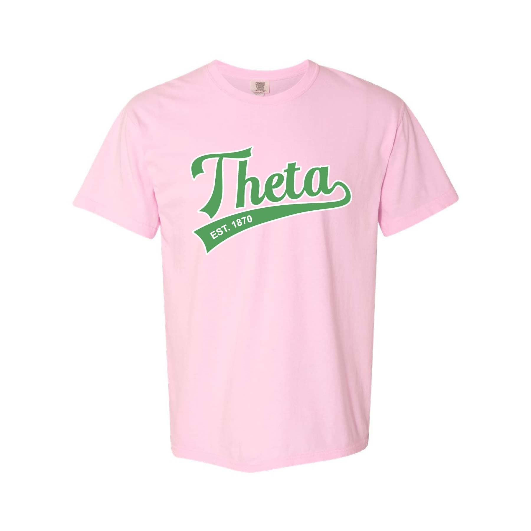 Ali & Ariel Light Pink Athletic Tee Kappa Alpha Theta / Medium