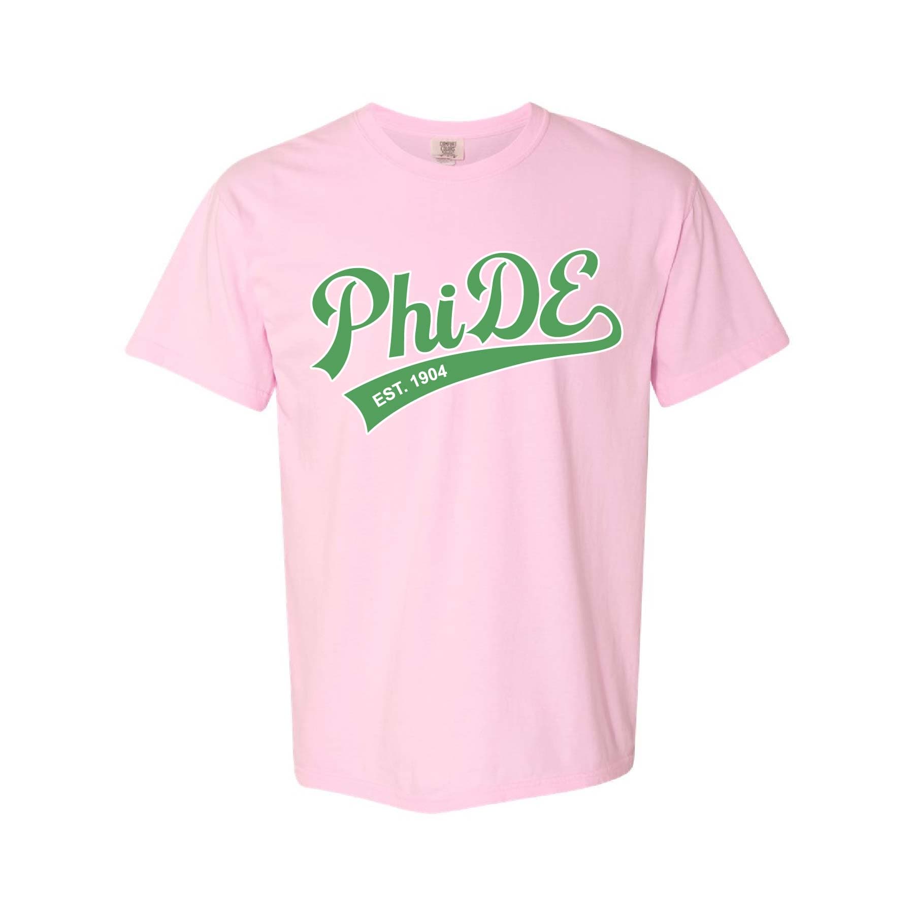 Ali & Ariel Light Pink Athletic Tee Phi Delta Epsilon / Medium
