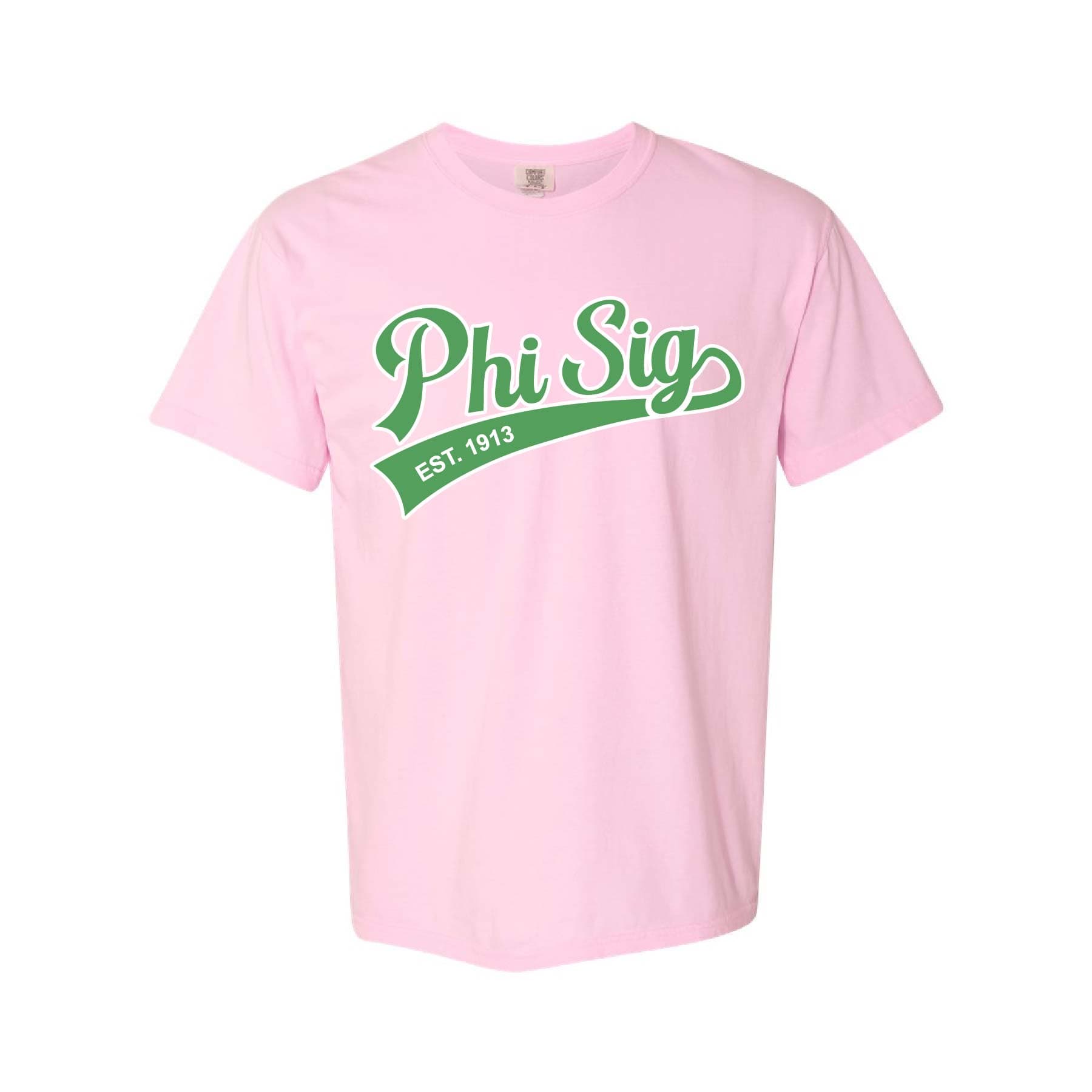 Ali & Ariel Light Pink Athletic Tee Phi Sigma Sigma / Medium
