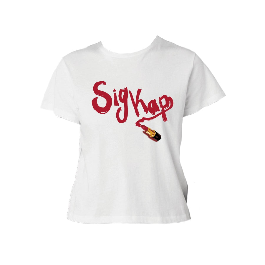 Ali & Ariel Lipstick Baby Tee Sigma Kappa / Small