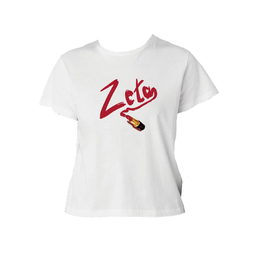 Ali & Ariel Lipstick Baby Tee Zeta Tau Alpha / Small