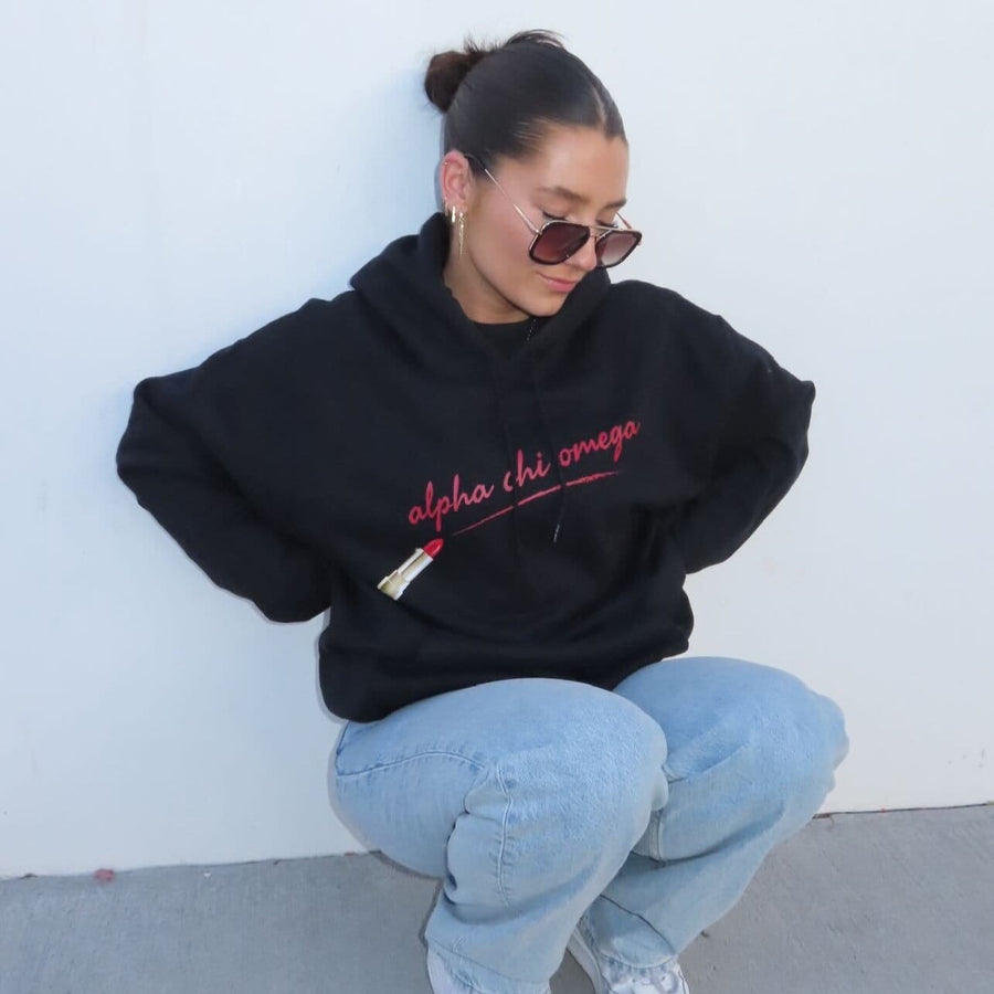 Ali & Ariel Lipstick Hoodie