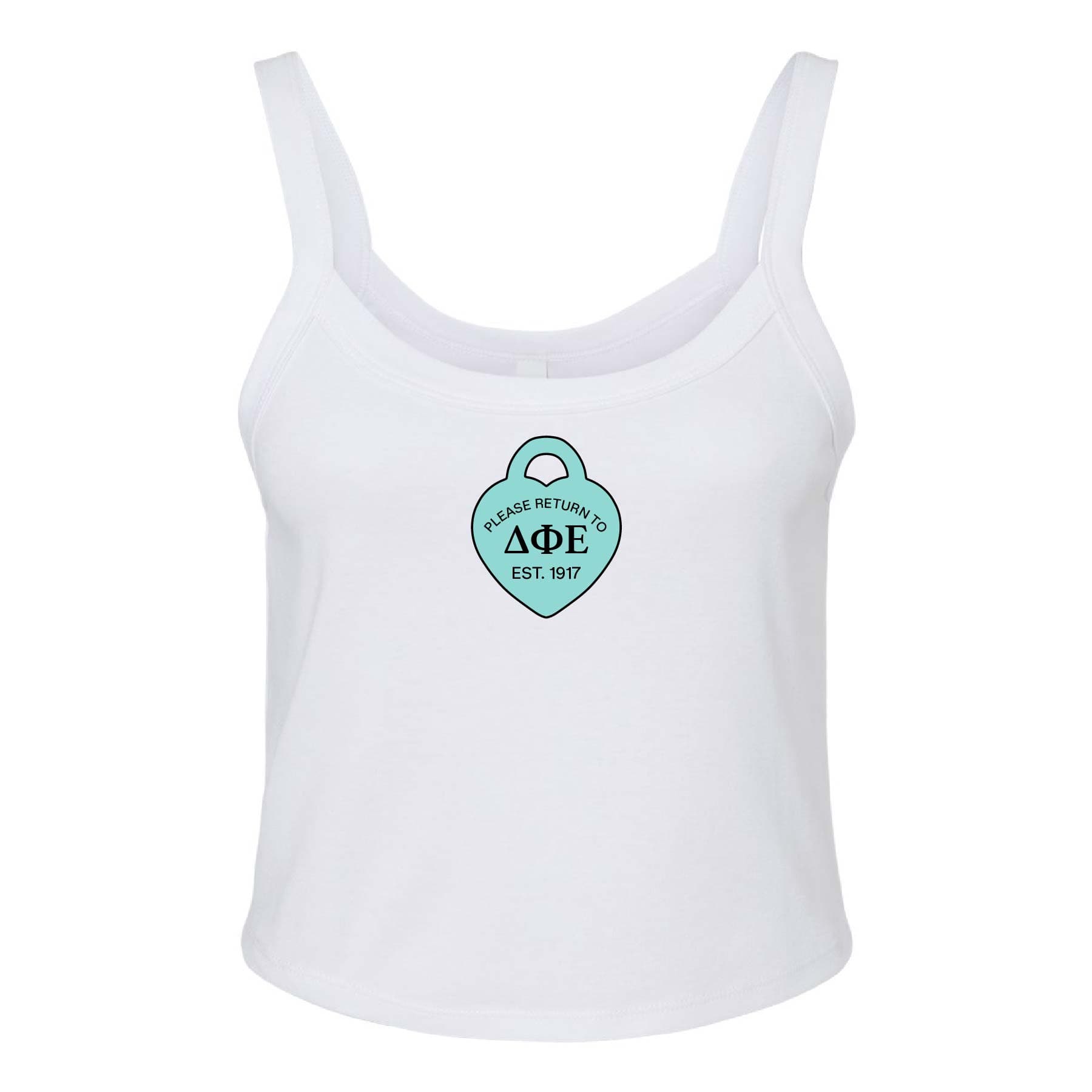Ali & Ariel Locket Tank Top Delta Phi Epsilon / XS