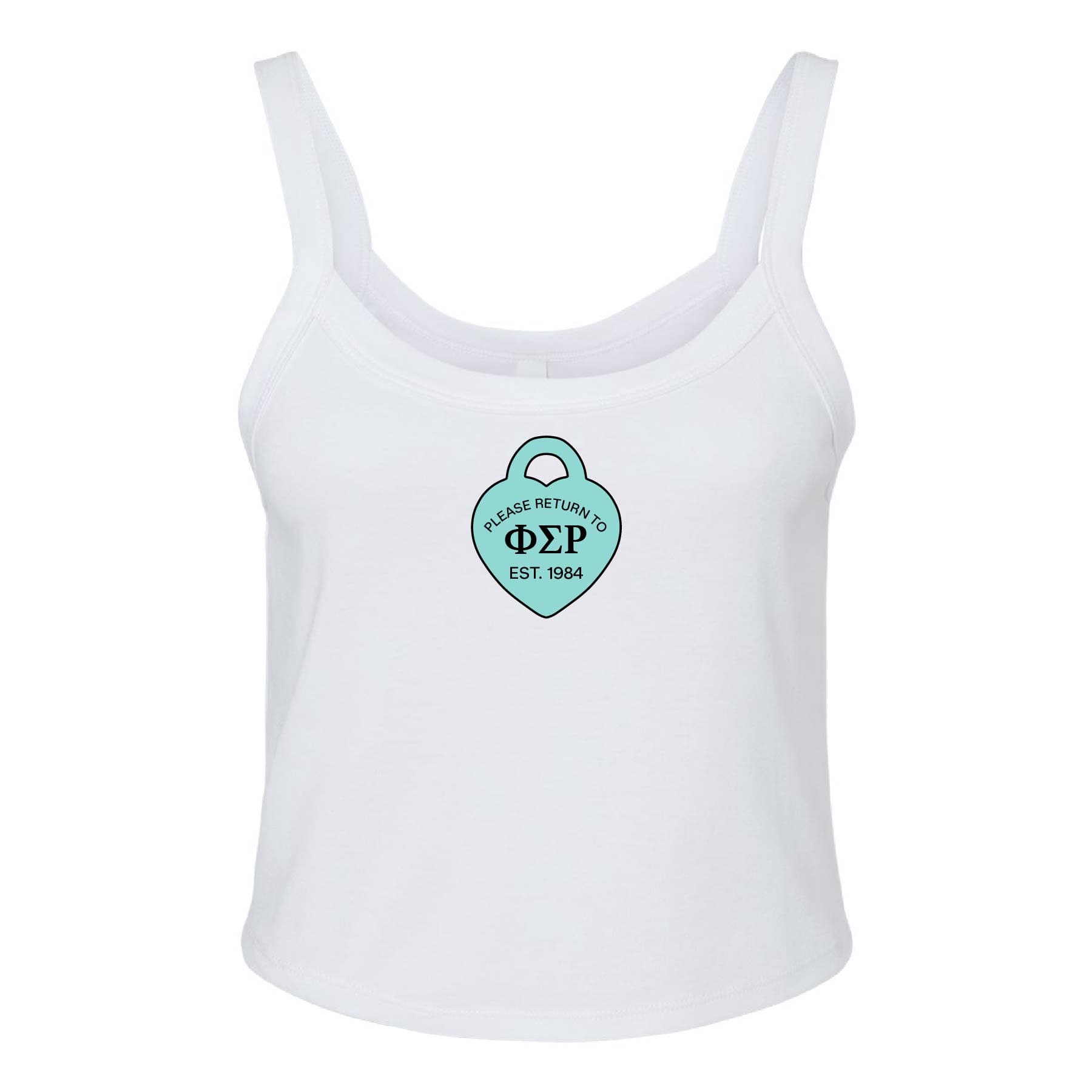 Ali & Ariel Locket Tank Top Phi Sigma Rho / XS