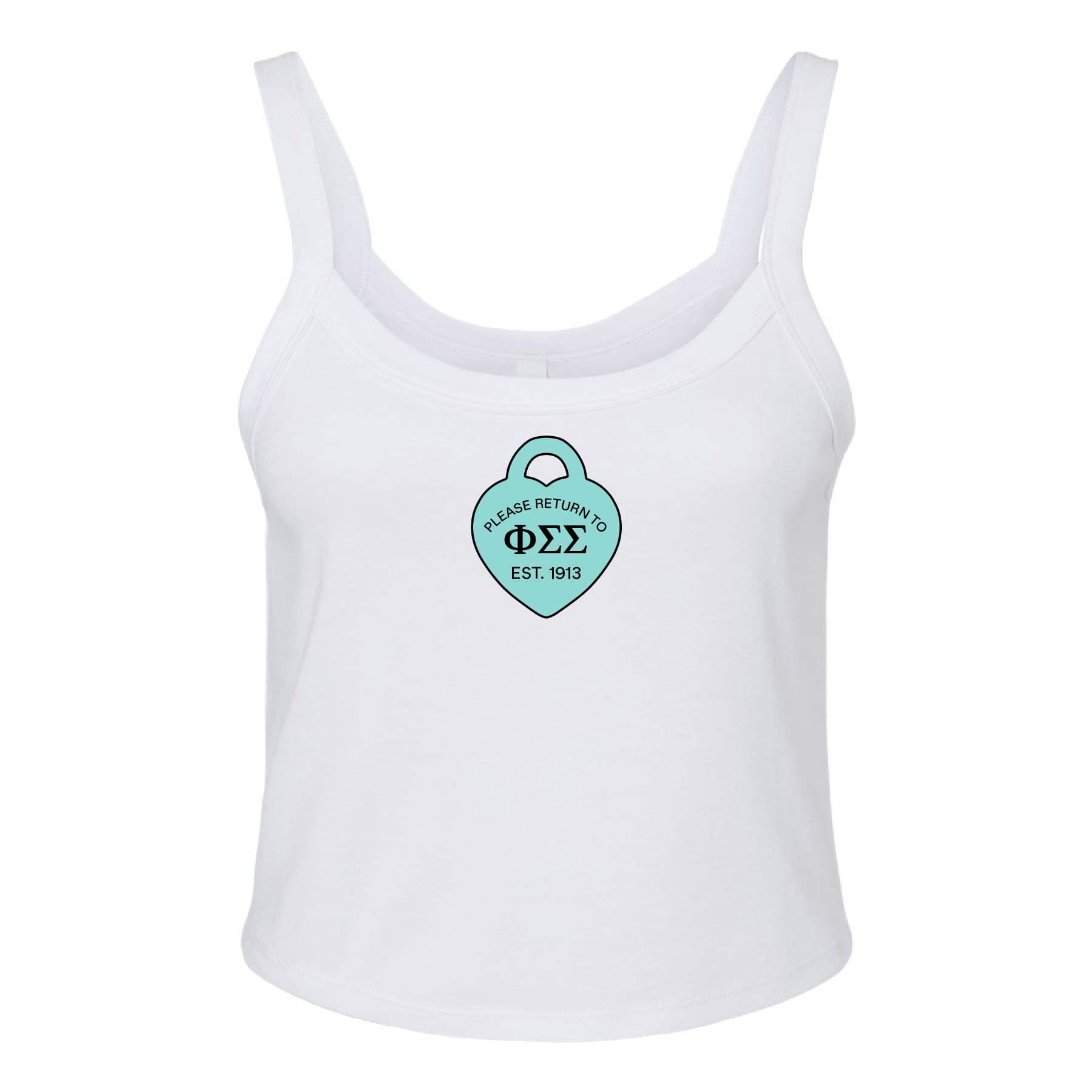 Ali & Ariel Locket Tank Top Phi Sigma Sigma / XS