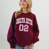 Ali & Ariel Maroon Crewneck