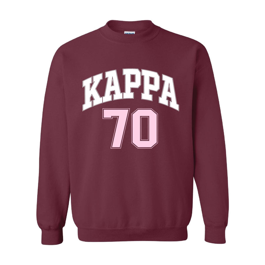 Ali & Ariel Maroon Crewneck Kappa Kappa Gamma / Medium