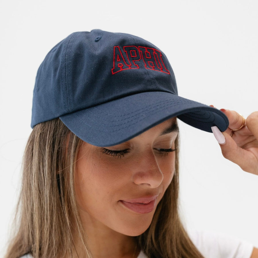 Ali & Ariel Navy Collegiate Dad Hat