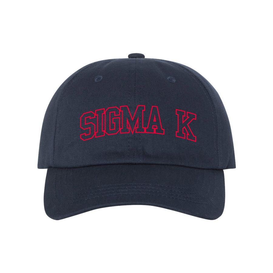 Ali & Ariel Navy Collegiate Dad Hat Sigma Kappa