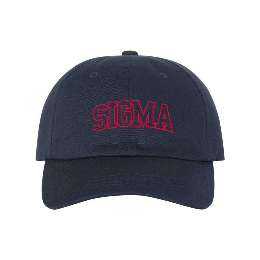 Ali & Ariel Navy Collegiate Dad Hat Sigma Sigma Sigma