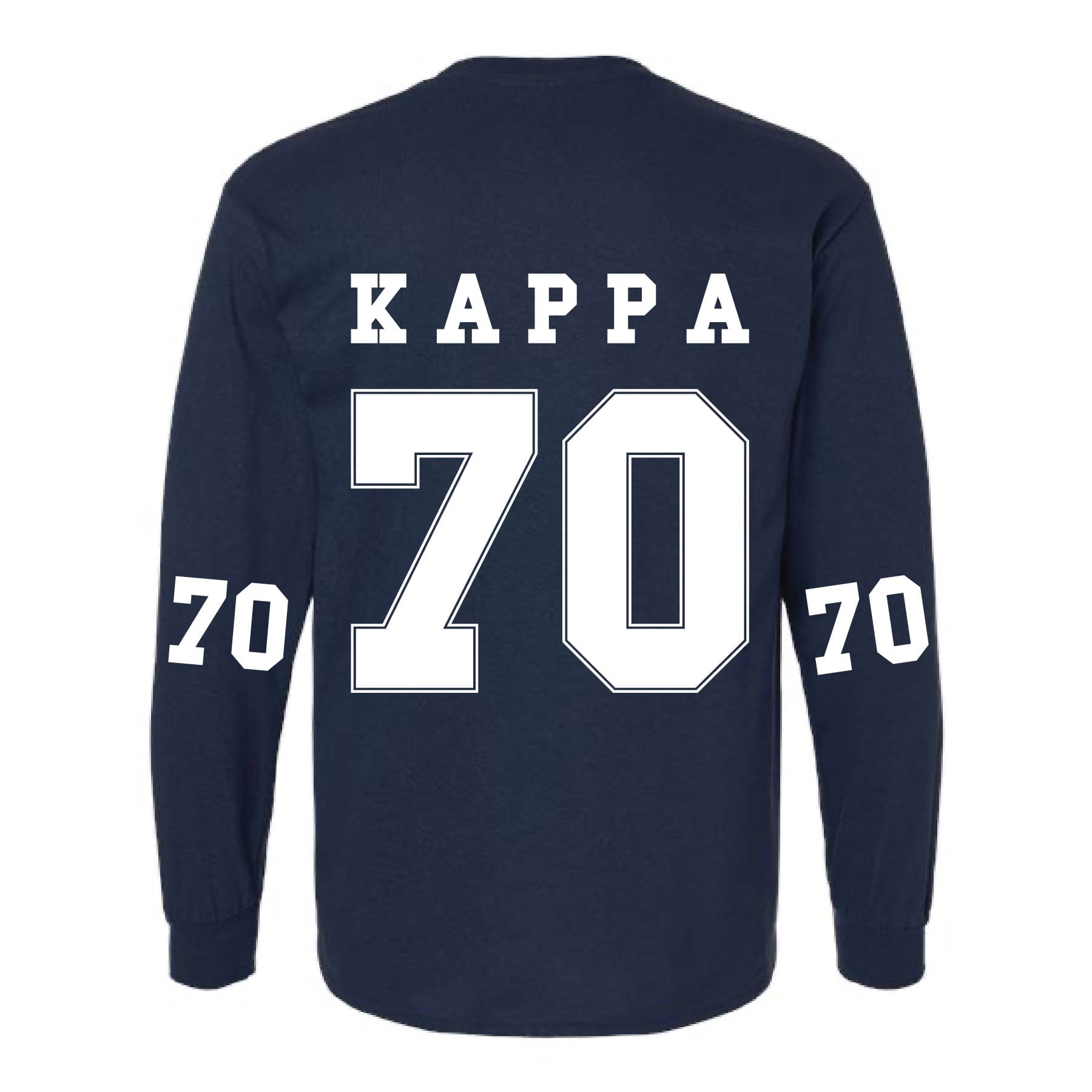 Ali & Ariel Navy Collegiate Long Sleeve Tee