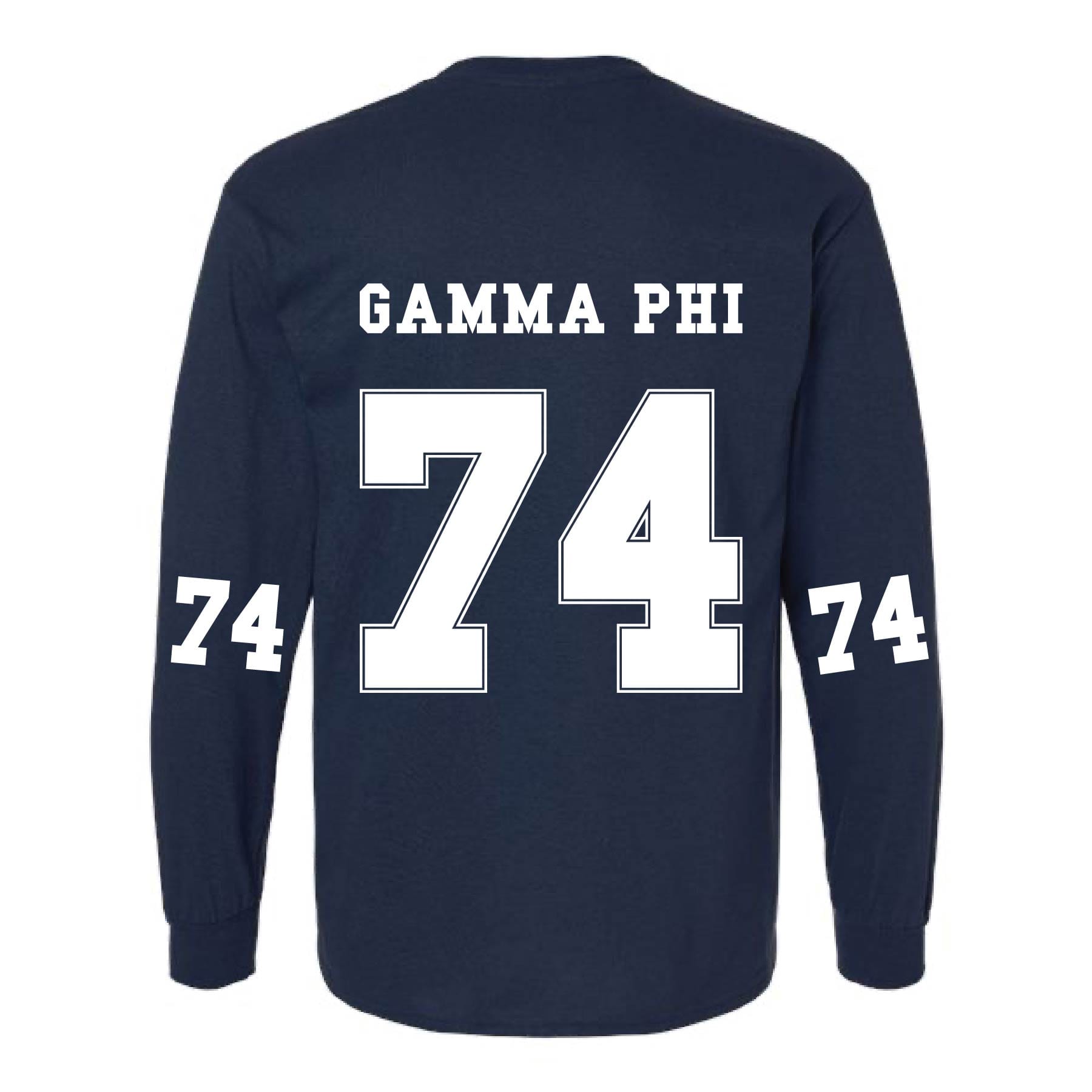 Ali & Ariel Navy Collegiate Long Sleeve Tee