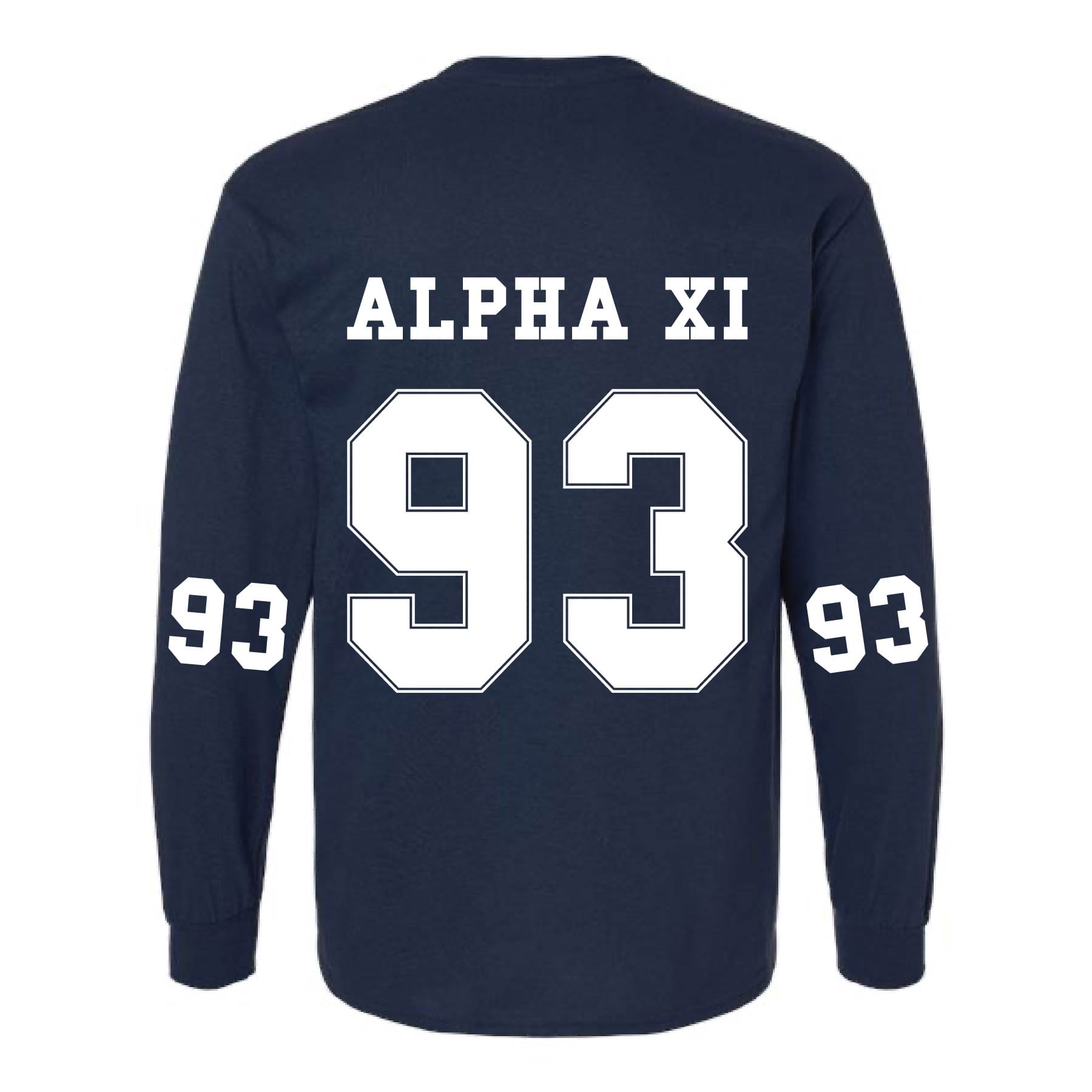 Ali & Ariel Navy Collegiate Long Sleeve Tee