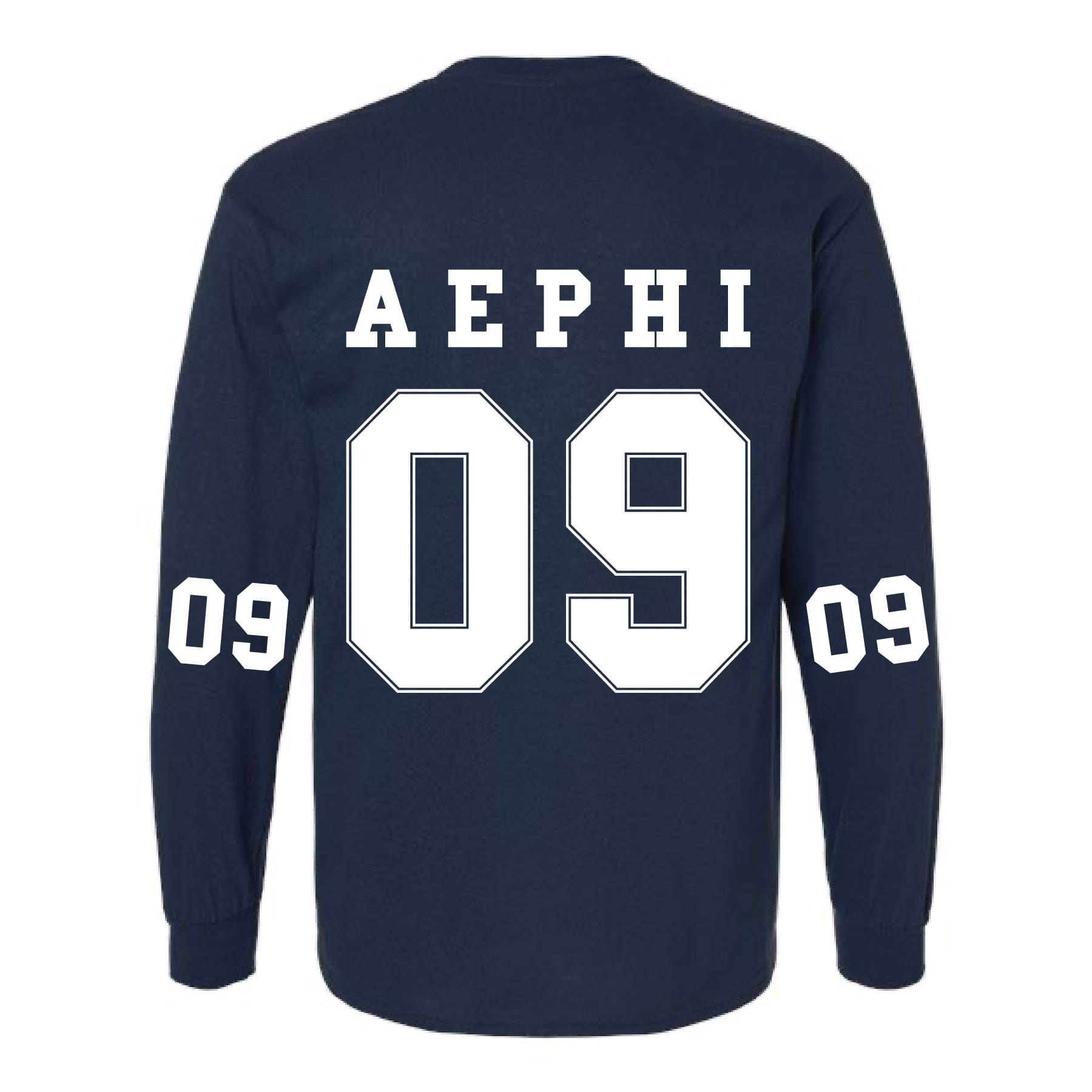 Ali & Ariel Navy Collegiate Long Sleeve Tee