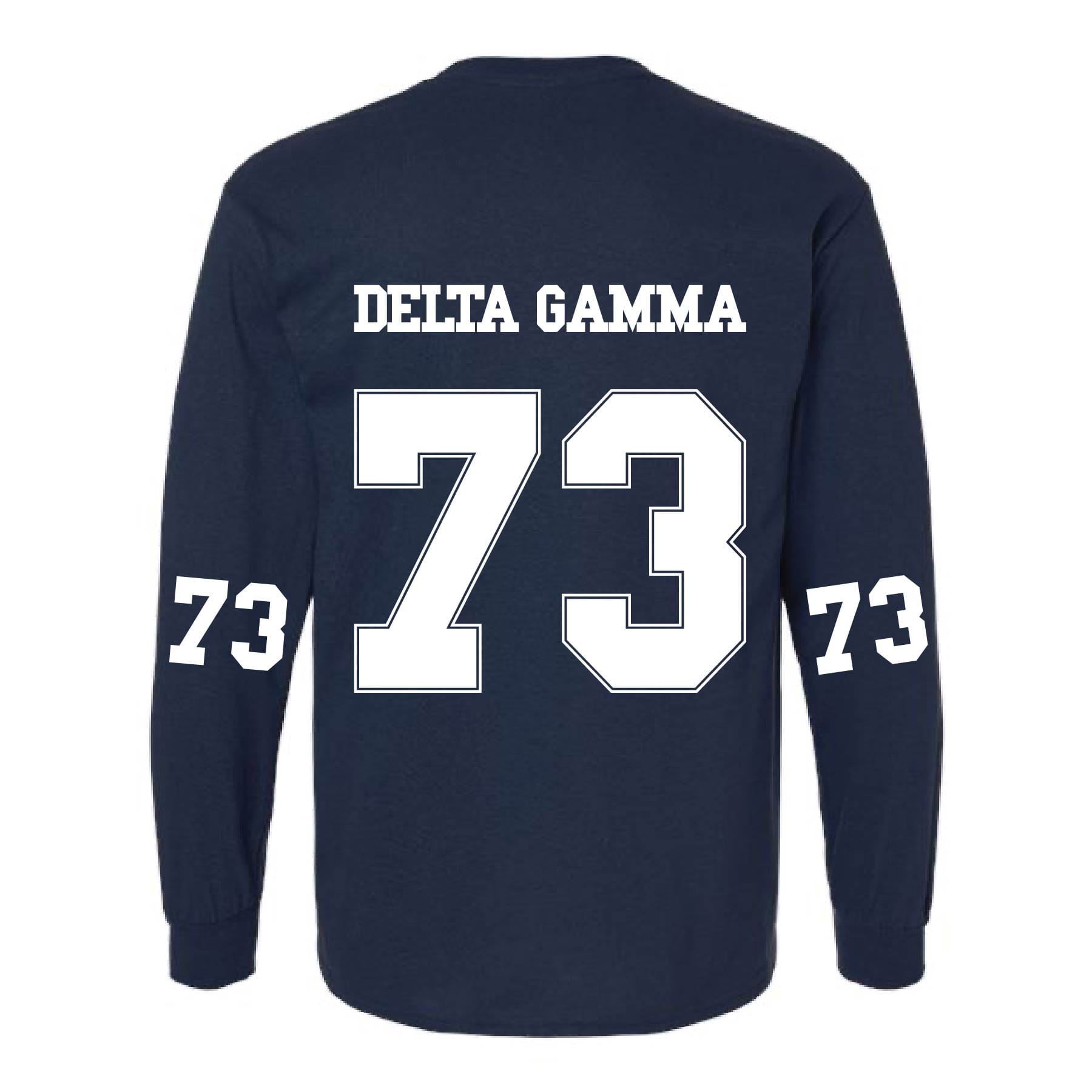 Ali & Ariel Navy Collegiate Long Sleeve Tee