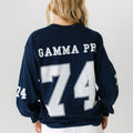 Ali & Ariel Navy Collegiate Long Sleeve Tee