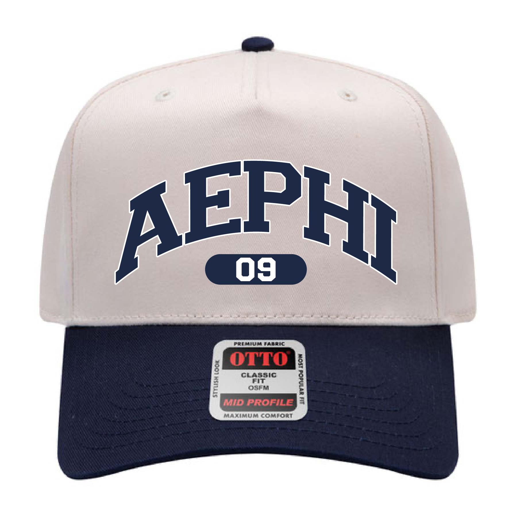 Ali & Ariel Navy Collegiate Sports Hat Alpha Epsilon Phi