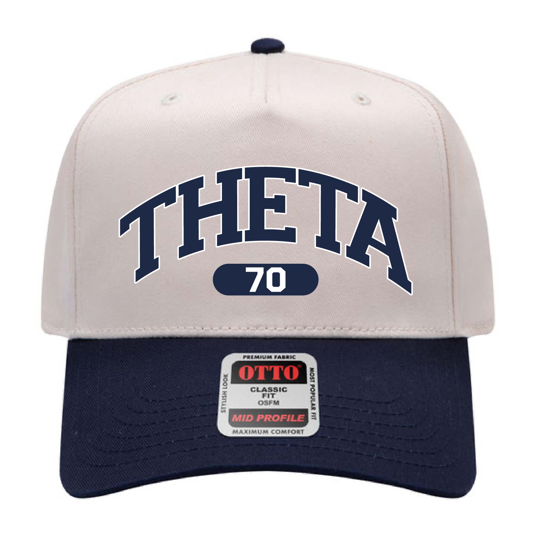 Ali & Ariel Navy Collegiate Sports Hat Kappa Alpha Theta