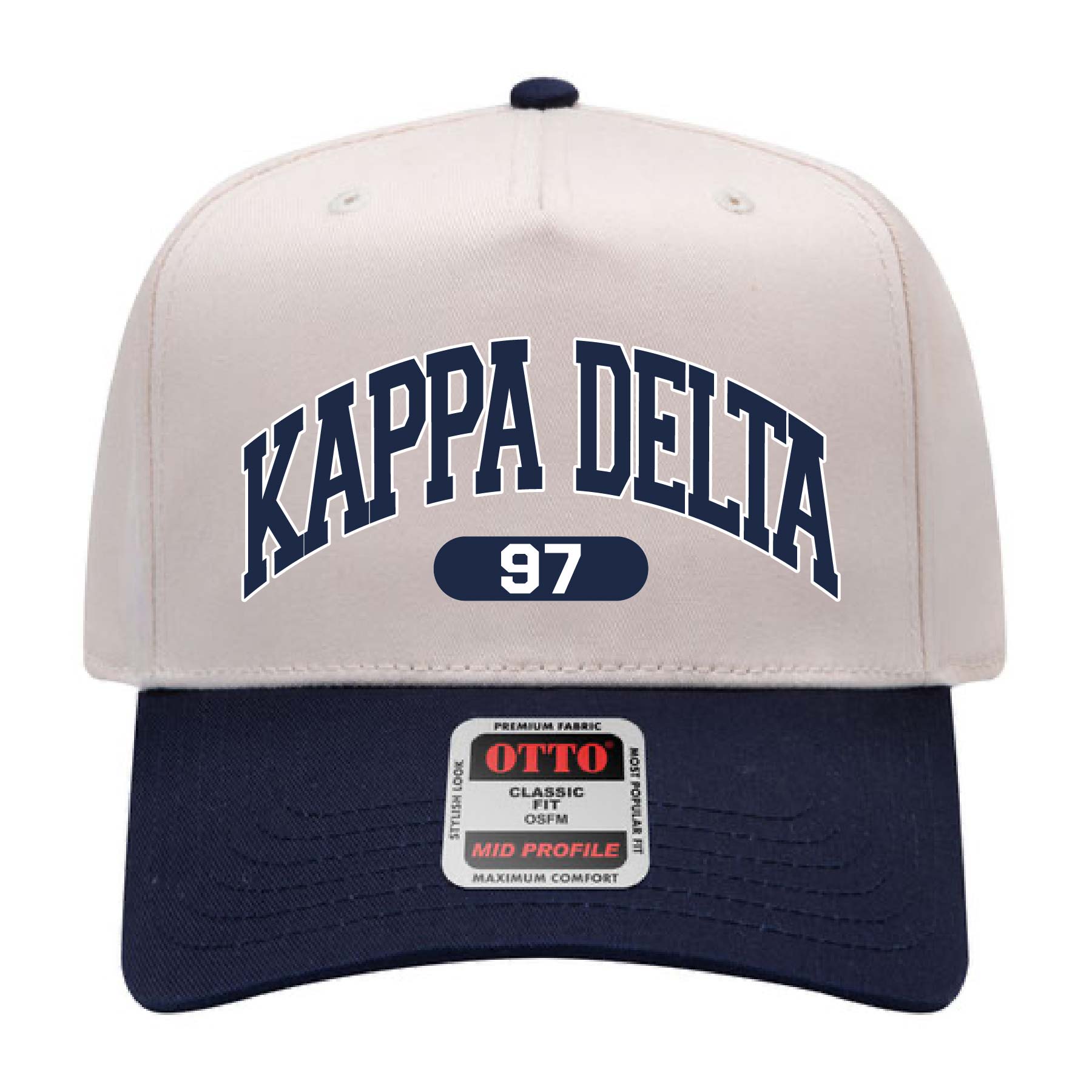 Ali & Ariel Navy Collegiate Sports Hat Kappa Delta