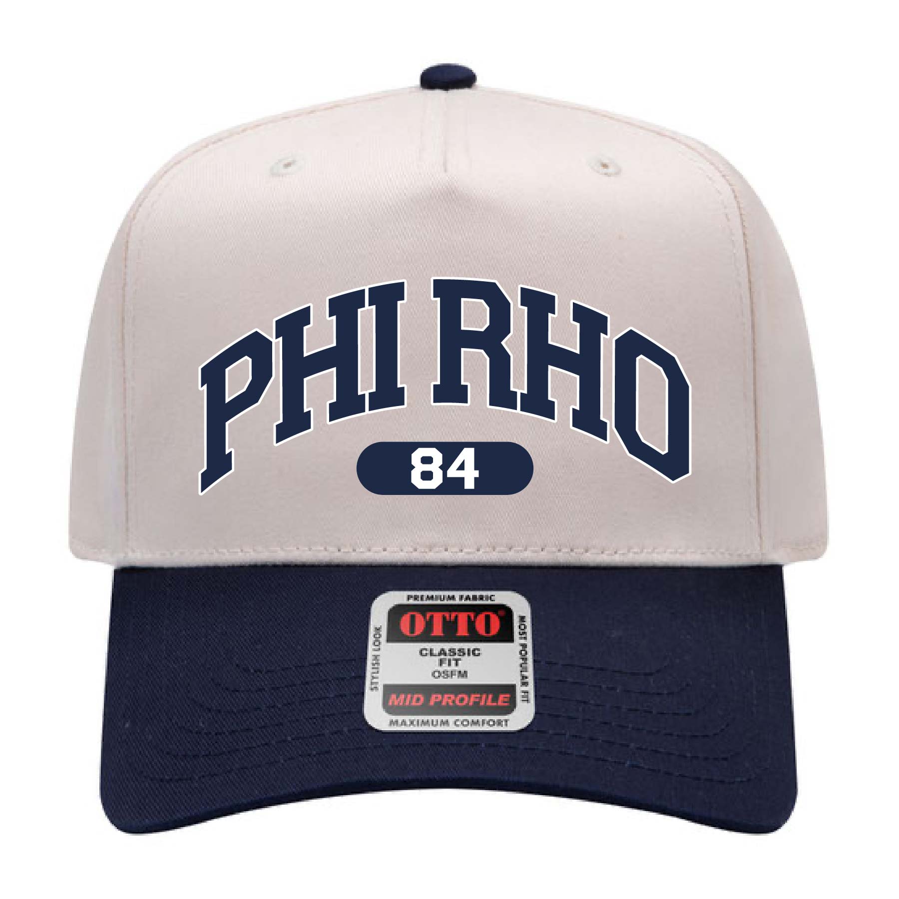 Ali & Ariel Navy Collegiate Sports Hat Phi Sigma Rho