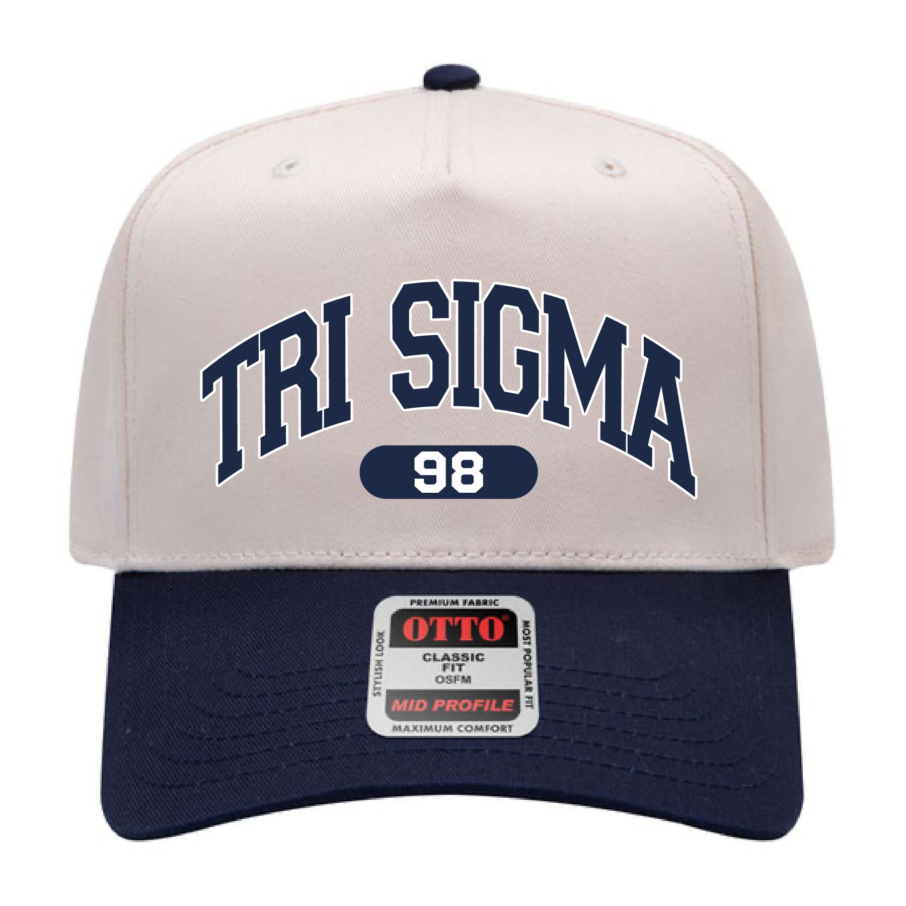 Ali & Ariel Navy Collegiate Sports Hat Sigma Sigma Sigma
