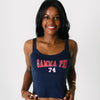 Ali & Ariel Navy Collegiate Tank Top