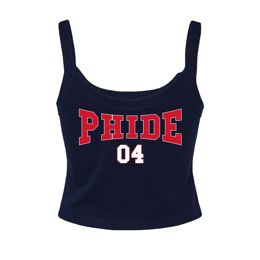Ali & Ariel Navy Collegiate Tank Top Phi Delta Epsilon / XS