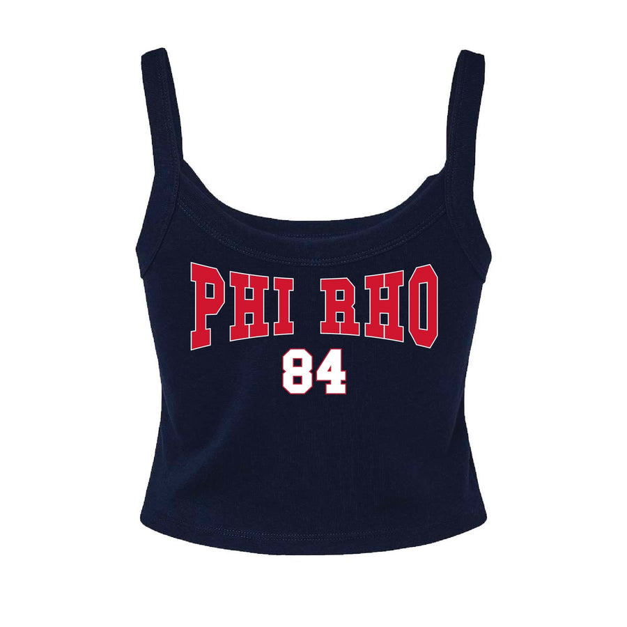 Ali & Ariel Navy Collegiate Tank Top Phi Sigma Rho / XS