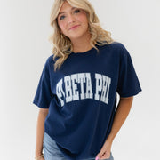 Ali & Ariel Navy Comfort Colors Varsity Tee