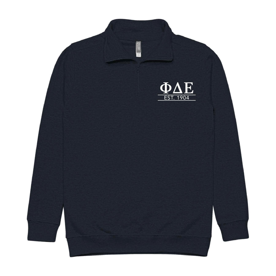 Ali & Ariel Navy Embroidered 1/4 Zip
