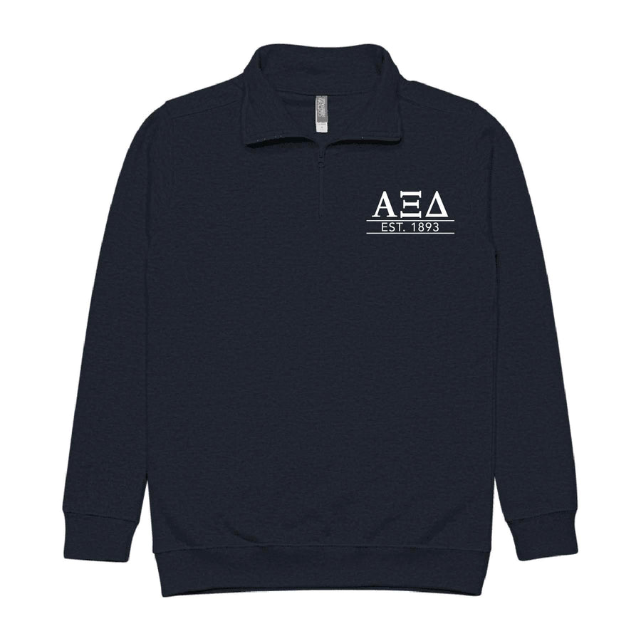 Ali & Ariel Navy Embroidered 1/4 Zip