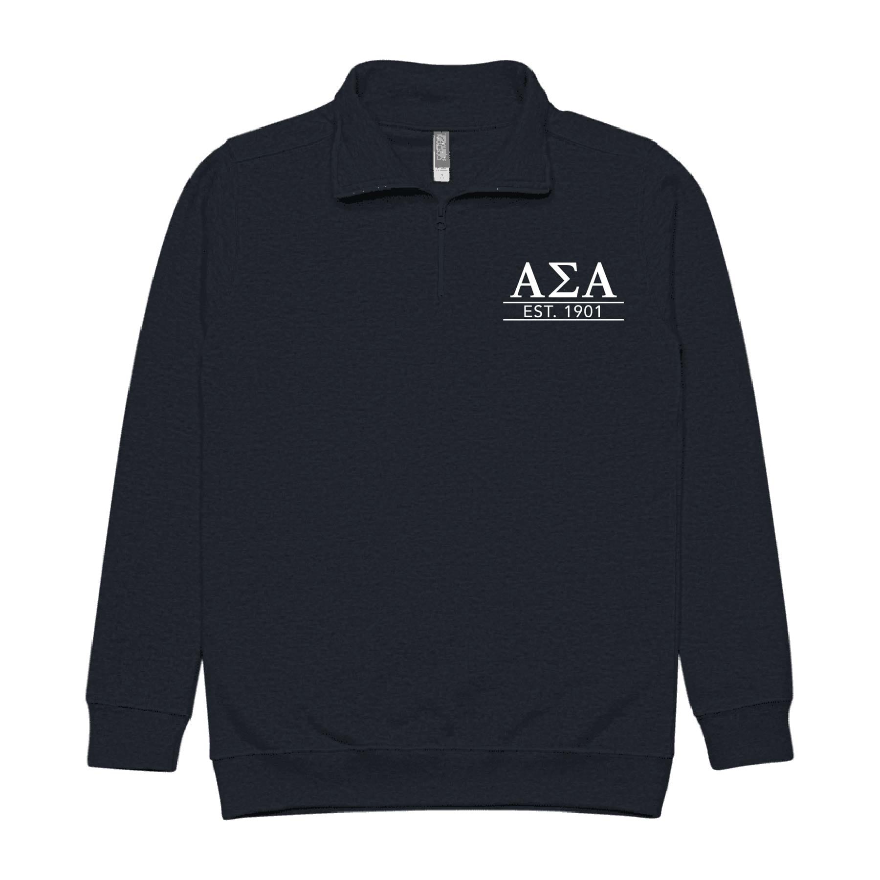 Ali & Ariel Navy Embroidered 1/4 Zip