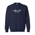 Ali & Ariel Navy Embroidered Crewneck Alpha Chi Omega / Medium