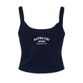 Ali & Ariel Navy Embroidered Tank Top Alpha Chi Omega / XS
