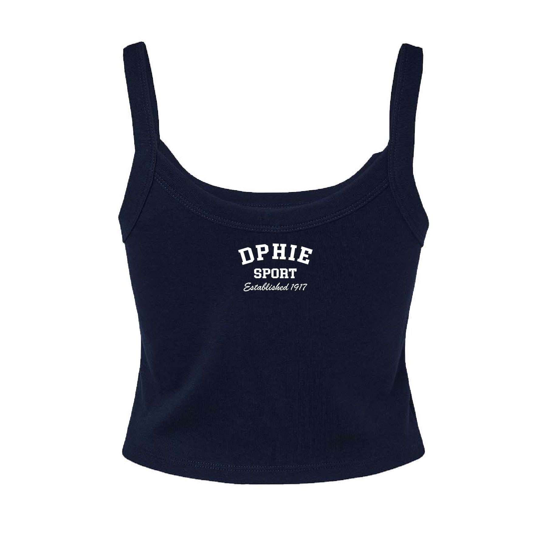 Ali & Ariel Navy Embroidered Tank Top Delta Phi Epsilon / XS